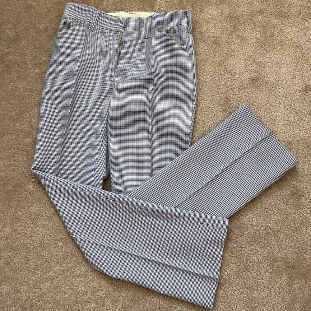 Houndstooth Plaid Pants